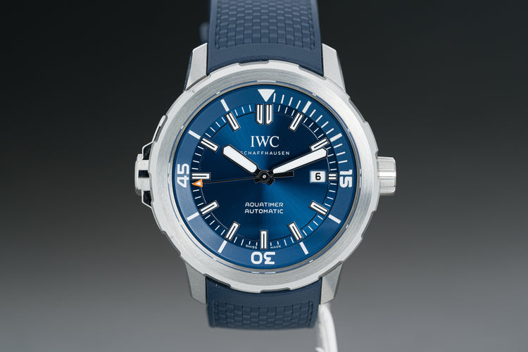 2023 IWC Aquatimer Automatic IW328801 Blue Dial 42mm Box, Card & Booklets