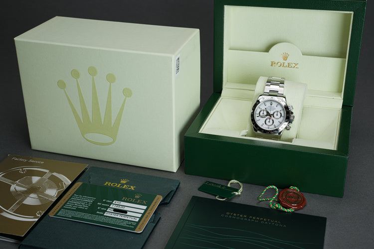 2014 Rolex 116520 Daytona White APH Dial w/ Box, Card, Booklets & Hangtags
