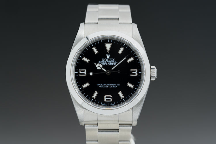 1999 Rolex Explorer I Luminova dial