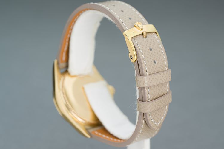 1969 Rolex 1511 Date 18k Morrelis Bezel & Silver Dial