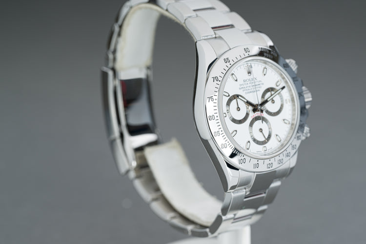 2014 Rolex 116520 Daytona White APH Dial w/ Box, Card, Booklets & Hangtags