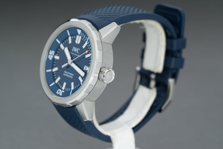 2023 IWC Aquatimer Automatic IW328801 Blue Dial 42mm Box, Card & Booklets