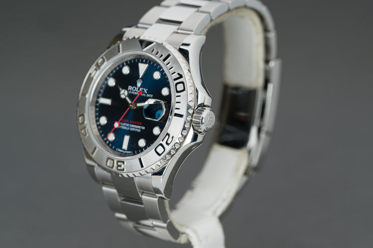 2013 Rolex Yacht-Master 116622 Blue Dial Box, Card, Hangtags & Wallet