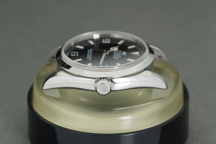1997 Rolex 14270 Explorer 1 "Swiss Only" Luminova Dial Original Caseback Sticker