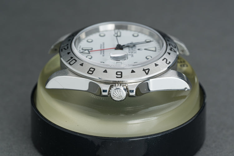 2003 Rolex 16570 Explorer II Polar Dial