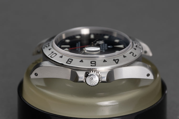 1999 Rolex 16570 Explorer II Black Dial