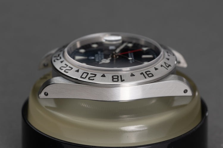 1999 Rolex 16570 Explorer II Black Dial