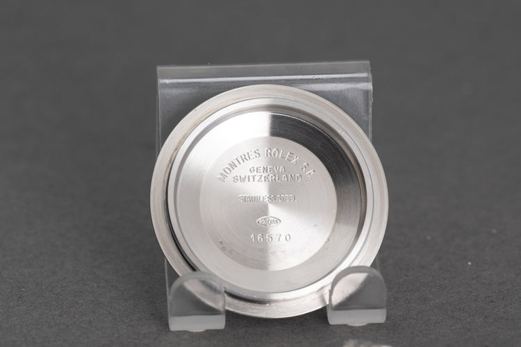 1999 Rolex 16570 Explorer II Black Dial