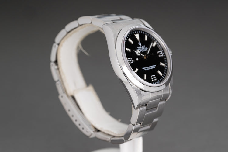 1994 Rolex Explorer 14270 Swiss Made Dial Box, Papers, Booklet, Hangtag, Cloth