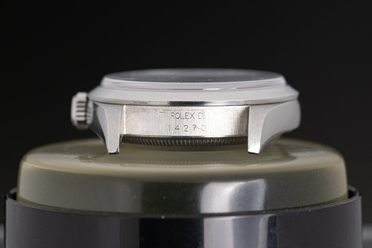 1994 Rolex Explorer 14270 Swiss Made Dial Box, Papers, Booklet, Hangtag, Cloth