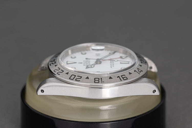 1997 Rolex Explorer II 16570 Polar Swiss Only Dial