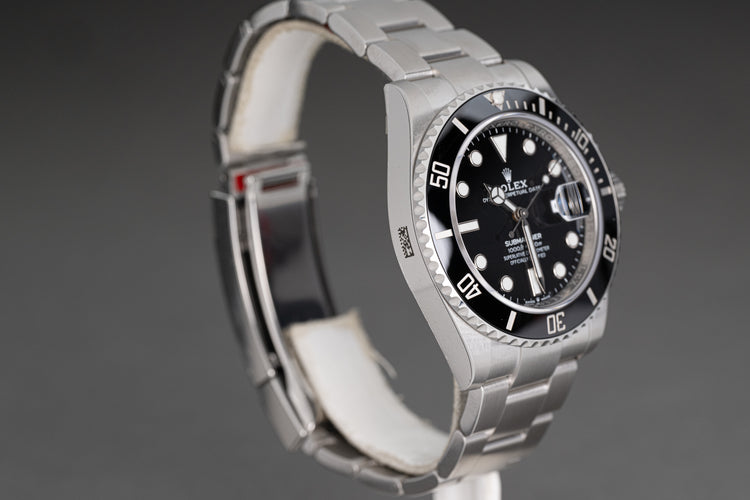 2022 Rolex Unworn Full Stickers 126610ln 41mm Submariner Box, Card, Booklets Tags