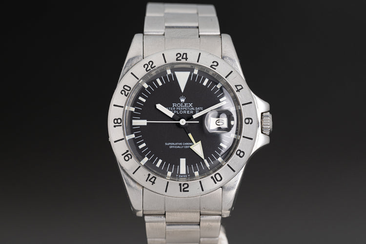 1971 Rolex 1655 Explorer II Orange Hand Mark 1 Albino Dial