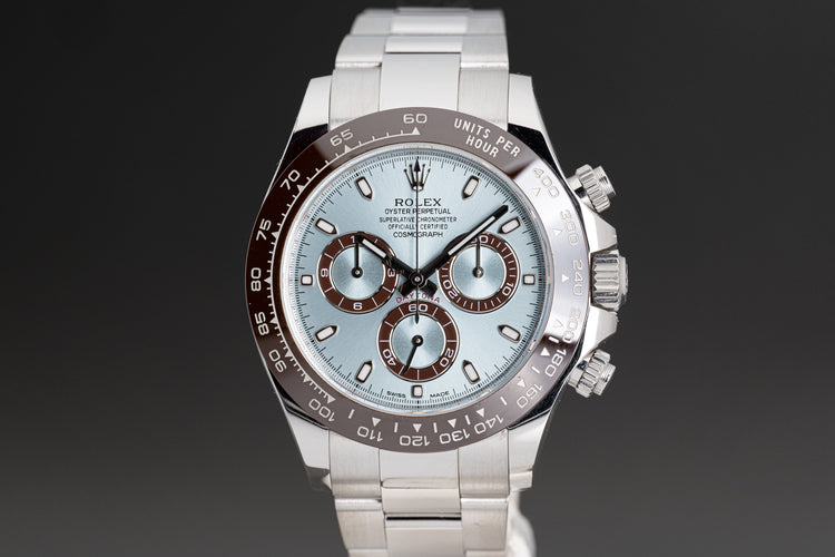 2017 Rolex Platinum Daytona 116506 Box, Card, Booklet & Tag