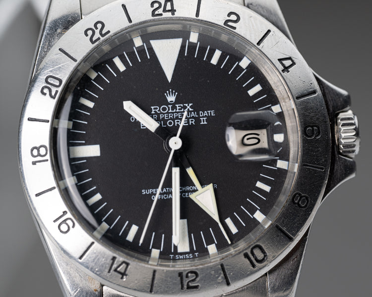 1971 Rolex 1655 Explorer II Orange Hand Mark 1 Albino Dial