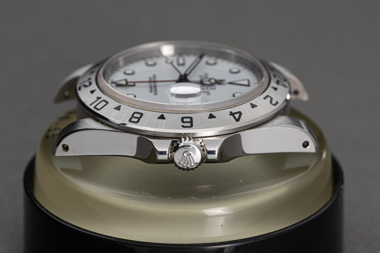 1991 Rolex Explorer II Polar Dial Original Tritium Hands & Lume plots
