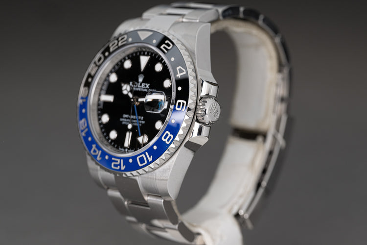 2023 Rolex GMT Master II 126710BLNR Batman Box, Card, Hangtags, Card & Booklets