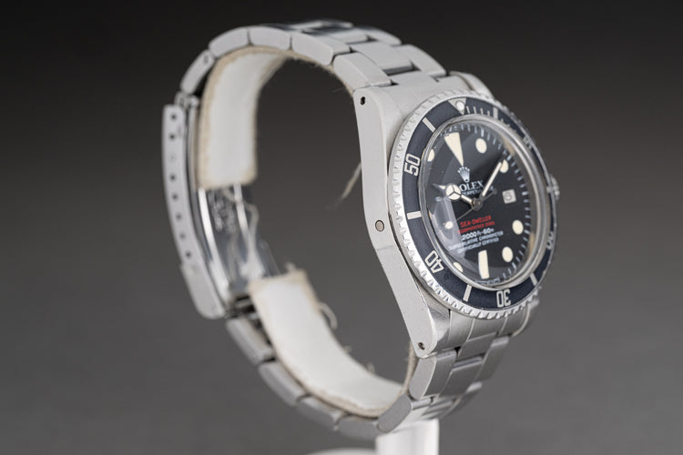 1975 Rolex 1665 Double Red Sea-Dweller MK 4 dial Complete Full Set