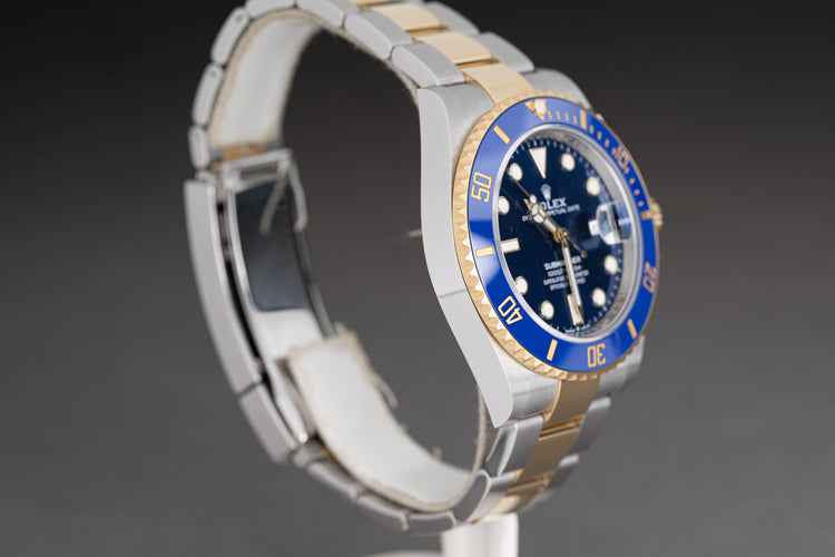 2023 Rolex 18K/SS Submariner 126613LB Blue Dial Box, Card, Booklets & Hangtags