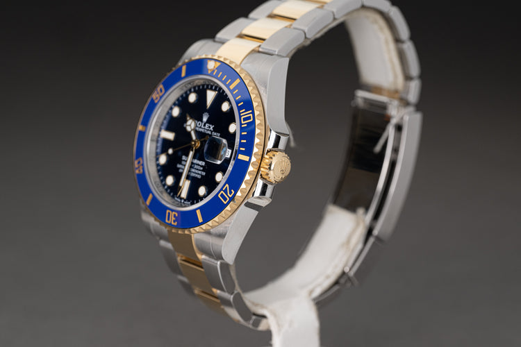 2023 Rolex 18K/SS Submariner 126613LB Blue Dial Box, Card, Booklets & Hangtags
