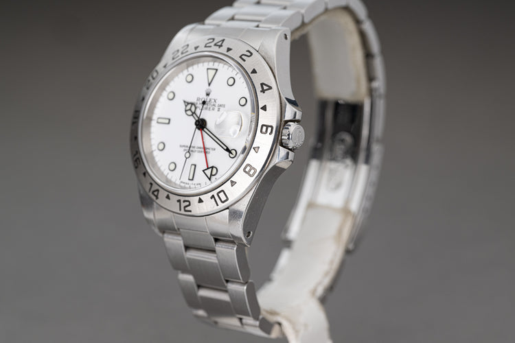 1997 Rolex Explorer II 16570 Polar Dial Full Set