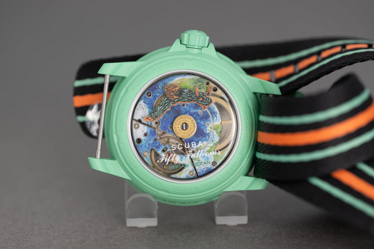 2023 Blancpain Bioceramic Swatch Fifty Fathoms "Indian Ocean" Full Set