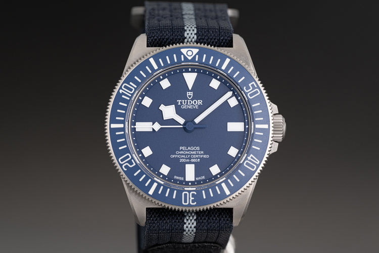 2022 Tudor Pelagos 25707B/22 Blue Dial w/ Box, Straps, Warranty Card & Booklets