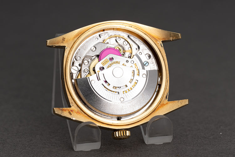 1973 Rolex Day-Date 1803 Pie Pan no Lume Champagne dial w/ Papers & Booklet