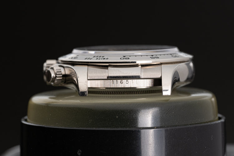 2002 Rolex 116519 18K White Gold Daytona "Sodalite" Dial Deployment Clasp with Box