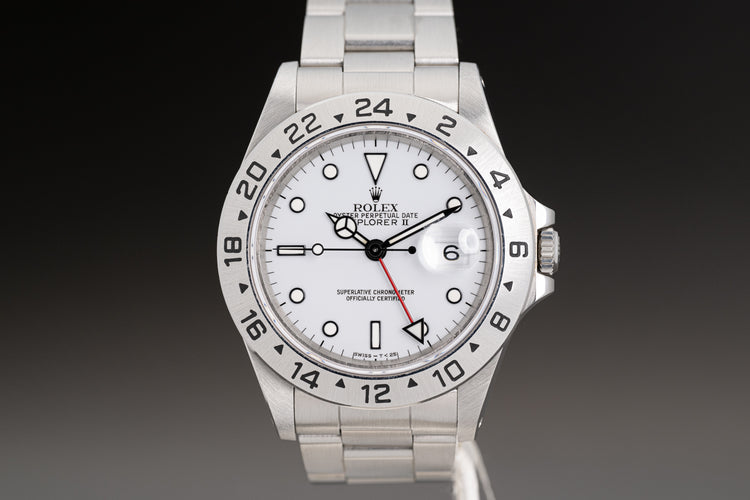 1991 Rolex 16570 Explorer II Polar "Gray" Dial Tritium lume