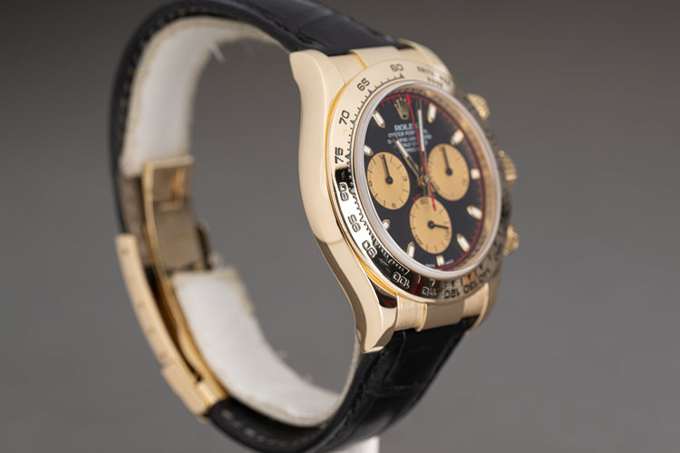 Rolex 18K Daytona 116518 "Paul Newman" dial on Strap