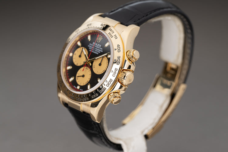Rolex 18K Daytona 116518 "Paul Newman" dial on Strap