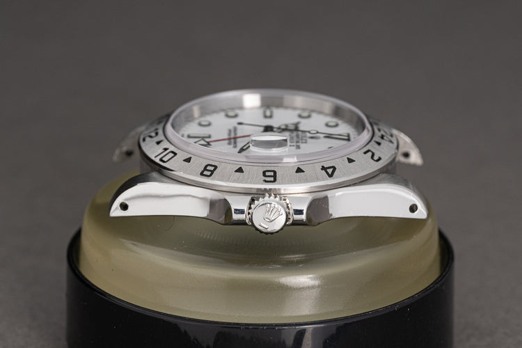 1995 Rolex 16570 Explorer II Polar "Swiss Only" Dial With Box and Papers