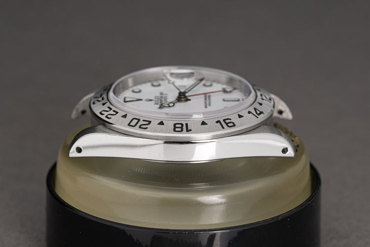 1995 Rolex 16570 Explorer II Polar "Swiss Only" Dial With Box and Papers