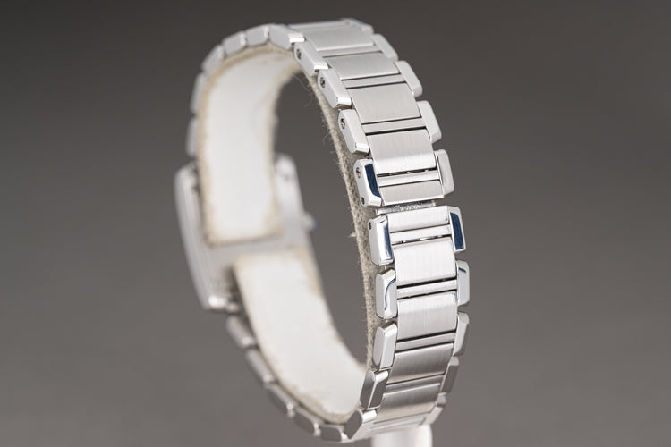 1997 CARTIER W51008Q3 Tank Francaise "Small" Certificate & Cartier Box