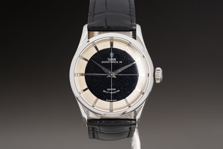 Vintage Tudor 7950 Oyster Prince Big Rose 34mm on Deployant Strap