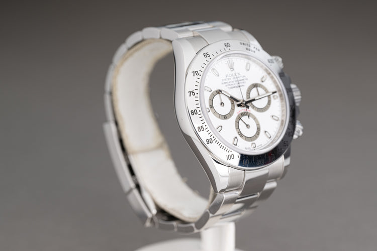 2009 Rolex 116520 Daytona Cosmograph White APH Dial