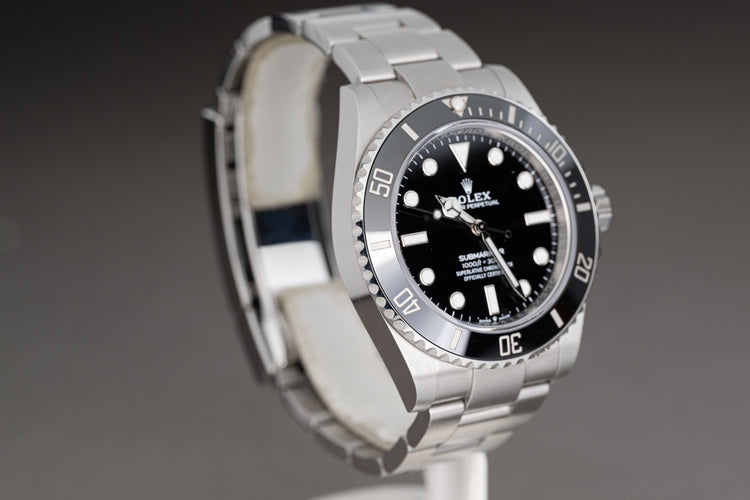 2023 Rolex 124060 Submariner No Date, Box, Card, Wallet Hangtags