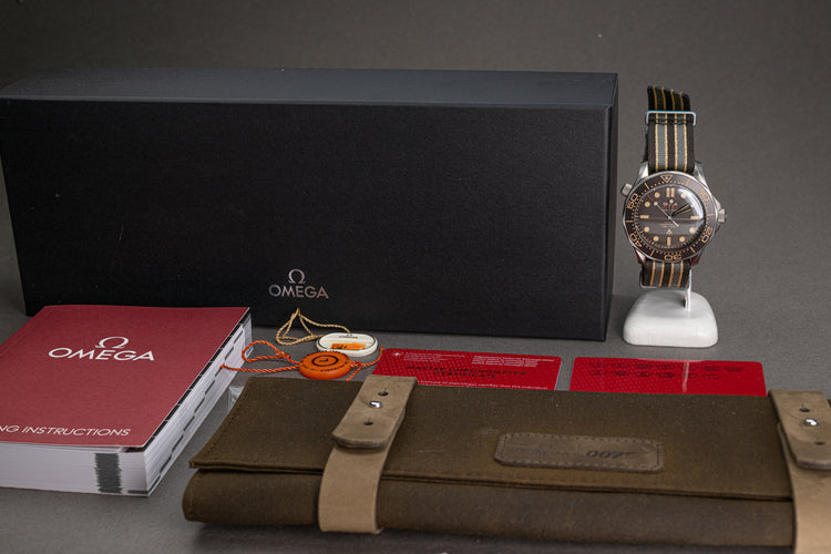 2023 Omega Seamaster Model 21092422001001 "Never Say Die" Full set