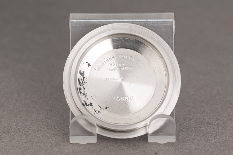 1984 Rolex Submariner "USMC" 16800 Creamy Patina Hands & Lume Plots w/ Box