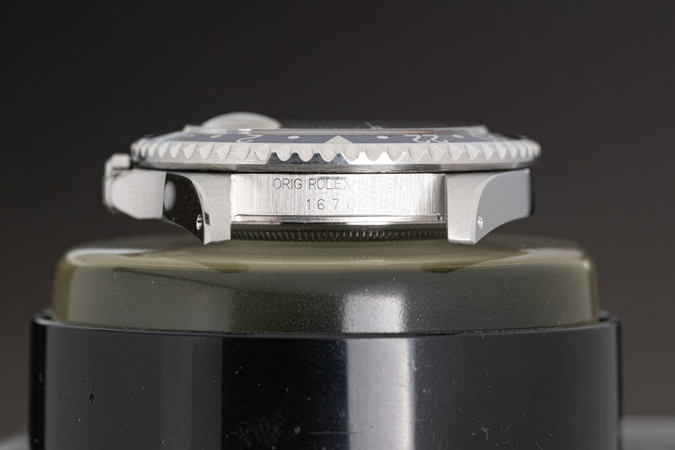 1993 Rolex GMT Master 16700 Pepsi Insert Tritium Hands & Lume Plots