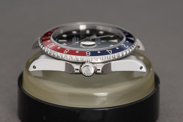 1993 Rolex GMT Master 16700 Pepsi Insert Tritium Hands & Lume Plots