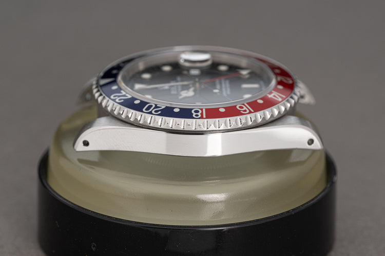 1993 Rolex GMT Master 16700 Pepsi Insert Tritium Hands & Lume Plots