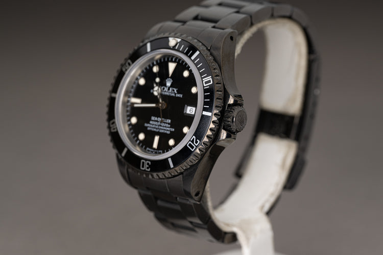 1991 Rolex Sea-Dweller 16600 Black PVD Case & Bracelet