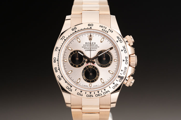 2021 Rolex Daytona 116505 Everose Gold Sundust Full Set