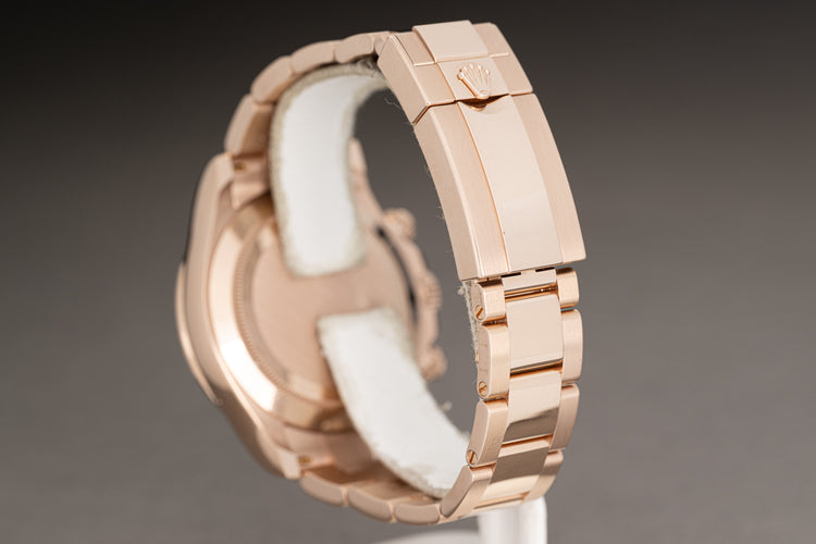 2021 Rolex Daytona 116505 Everose Gold Sundust Full Set