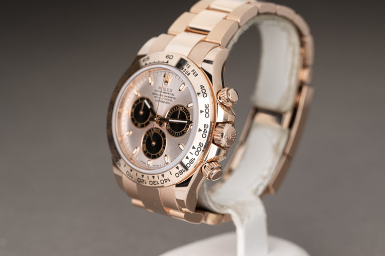 2021 Rolex Daytona 116505 Everose Gold Sundust Full Set