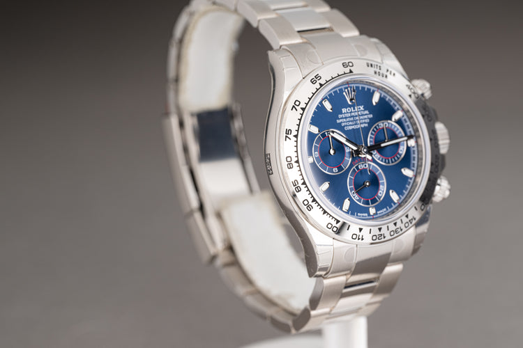 2020 Rolex Daytona 116509 Blue Dial Full Set Never worn with Stickers