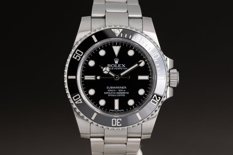 2016 Rolex Submariner 114060 with Box