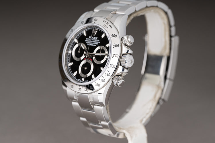 2013 Rolex Daytona 116520 Black APH Dial Box, Card, Booklets & Hangtags